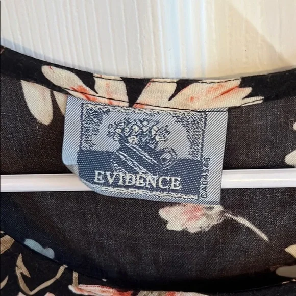 Vintage Evidence Floral Black Dress - Picture 3 of 5